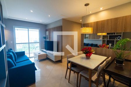 Sala de apartamento à venda com 3 quartos, 74m² em Vila Guarani (zona Sul), São Paulo