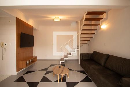 Sala  de apartamento para alugar com 1 quarto, 62m² em Parque Campolim, Sorocaba