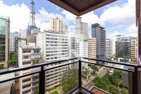 Vista/Varanda de apartamento à venda com 1 quarto, 50m² em Jardim Paulista, São Paulo