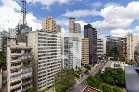 Vista/Varanda de apartamento à venda com 1 quarto, 50m² em Jardim Paulista, São Paulo