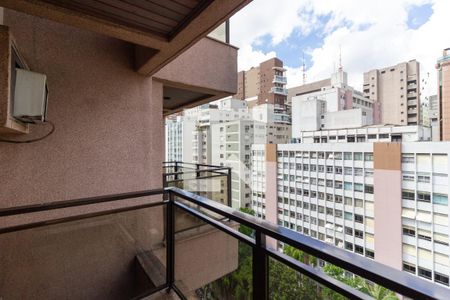 Vista/Varanda de apartamento à venda com 1 quarto, 50m² em Jardim Paulista, São Paulo
