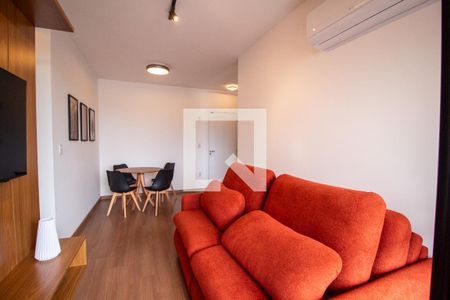 Sala  de apartamento para alugar com 1 quarto, 46m² em Jardim Guaruja, Sorocaba