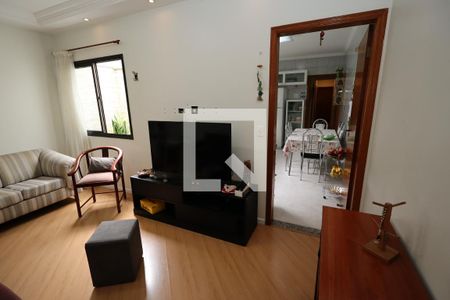 Sala de TV de apartamento à venda com 3 quartos, 100m² em Vila Curuçá, Santo André