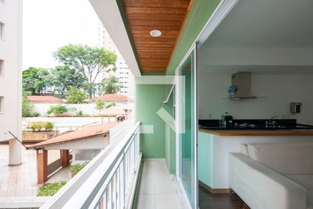 Varanda da Sala de apartamento à venda com 2 quartos, 72m² em Vila Clementino, São Paulo