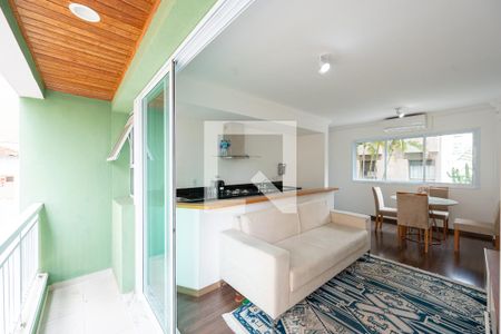 Varanda da Sala de apartamento à venda com 2 quartos, 72m² em Vila Clementino, São Paulo