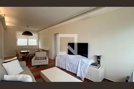 Sala de apartamento para alugar com 3 quartos, 130m² em Paraíso, São Paulo