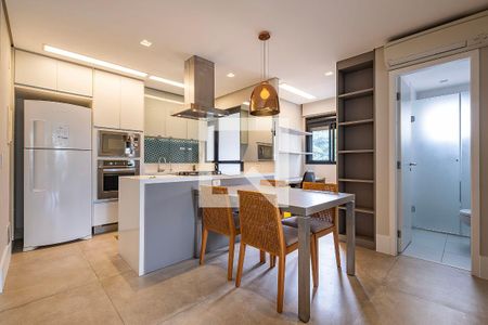 Sala/Cozinha de apartamento para alugar com 1 quarto, 60m² em Paraíso, São Paulo