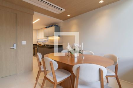 Sala de Jantar de apartamento à venda com 2 quartos, 92m² em Indianópolis, São Paulo
