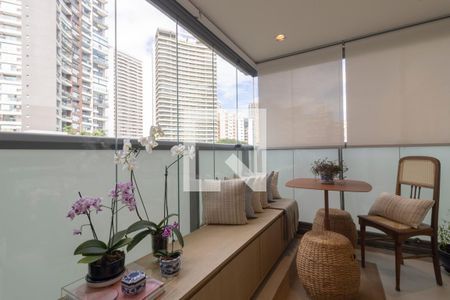 Varanda de apartamento à venda com 2 quartos, 92m² em Indianópolis, São Paulo