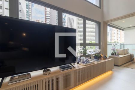 Sala de apartamento à venda com 2 quartos, 92m² em Indianópolis, São Paulo