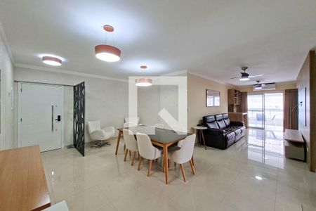 Sala de apartamento para alugar com 2 quartos, 126m² em Aviação, Praia Grande