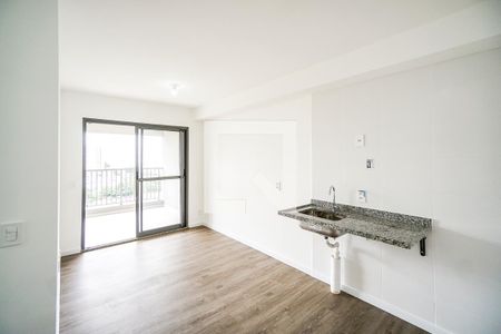 Sala e cozinha de apartamento para alugar com 2 quartos, 47m² em Penha de França, São Paulo
