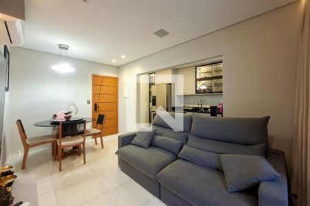 Sala de apartamento para alugar com 1 quarto, 64m² em Cidade Ocian, Praia Grande