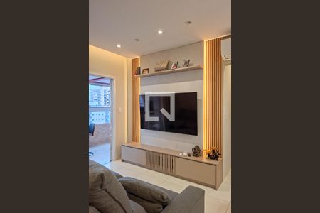 Sala de apartamento para alugar com 1 quarto, 64m² em Cidade Ocian, Praia Grande