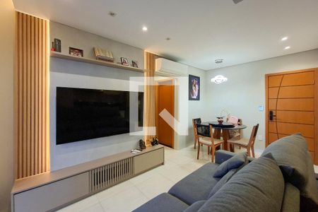 Sala de apartamento para alugar com 1 quarto, 64m² em Cidade Ocian, Praia Grande