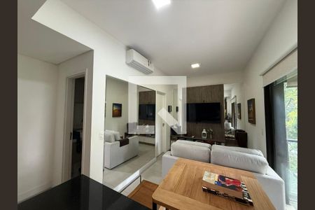Sala de apartamento à venda com 1 quarto, 49m² em Jardim Paulistano, São Paulo
