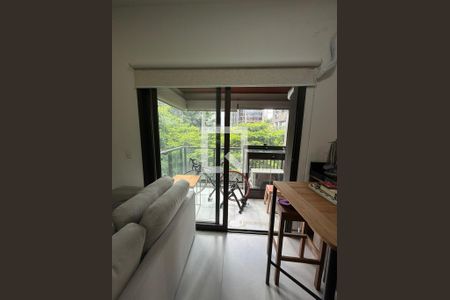 Sala de apartamento à venda com 1 quarto, 49m² em Jardim Paulistano, São Paulo