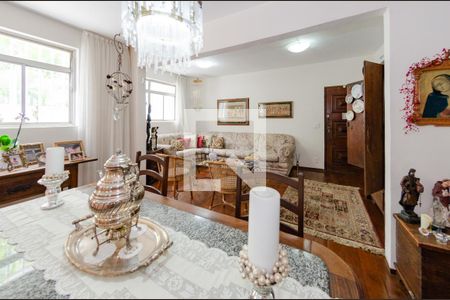 Sala de apartamento à venda com 4 quartos, 120m² em Sion, Belo Horizonte