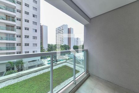 Varanda de apartamento para alugar com 1 quarto, 38m² em Santo Amaro, São Paulo