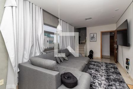 Sala 1 de apartamento à venda com 4 quartos, 178m² em Itapoã, Belo Horizonte