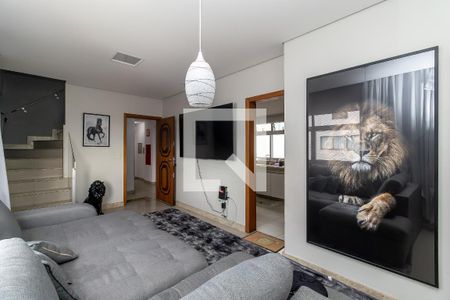 Sala 1 de apartamento à venda com 4 quartos, 178m² em Itapoã, Belo Horizonte
