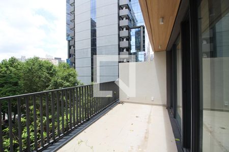 Varanda de kitnet/studio à venda com 1 quarto, 55m² em Itaim Bibi, São Paulo