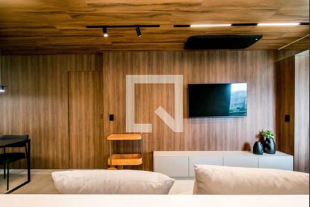 Sala de apartamento à venda com 1 quarto, 50m² em Alphaville Industrial, Barueri