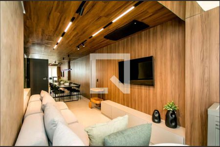 Sala de apartamento à venda com 1 quarto, 50m² em Alphaville Industrial, Barueri