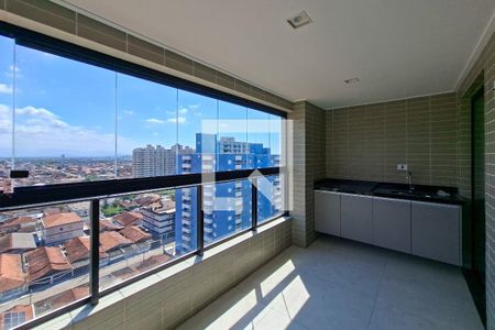Sacada  de apartamento para alugar com 2 quartos, 65m² em Maracanã, Praia Grande
