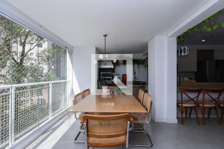 Varanda da Sala de apartamento à venda com 3 quartos, 109m² em Vila Andrade, São Paulo