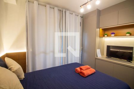 Sala / Quarto - Studio de kitnet/studio para alugar com 1 quarto, 26m² em Jardim das Acacias, São Paulo