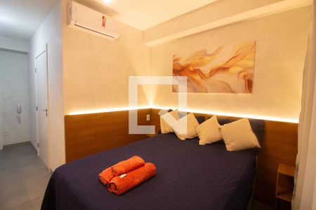 Sala / Quarto - Studio de kitnet/studio para alugar com 1 quarto, 26m² em Jardim das Acacias, São Paulo