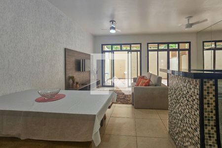 Sala de apartamento para alugar com 2 quartos, 125m² em Loteamento Joao Batista Juliao, Guarujá