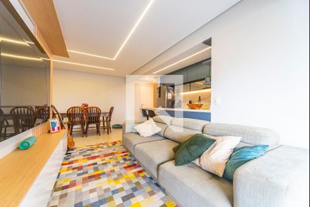 Sala de apartamento para alugar com 3 quartos, 87m² em Jardim Bela Vista, Santo André