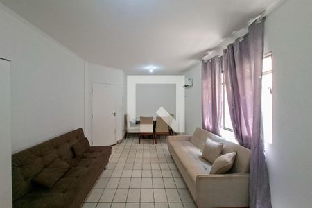 Sala de apartamento para alugar com 1 quarto, 70m² em Guilhermina, Praia Grande
