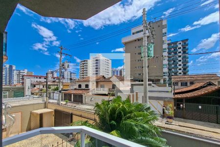 Sacada  de apartamento para alugar com 1 quarto, 70m² em Guilhermina, Praia Grande