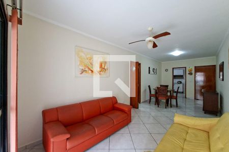 Sala de apartamento para alugar com 2 quartos, 90m² em Guilhermina, Praia Grande