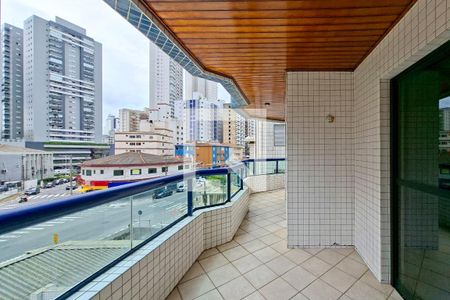 Sacada  de apartamento para alugar com 2 quartos, 90m² em Guilhermina, Praia Grande