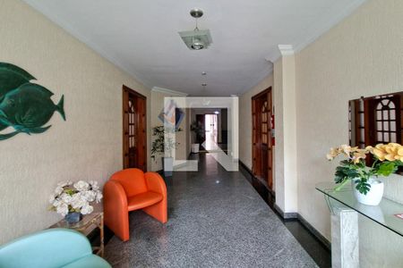 Hall de entrada de apartamento para alugar com 2 quartos, 90m² em Guilhermina, Praia Grande