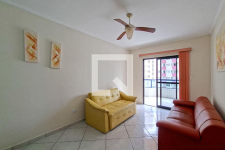 Sala de apartamento para alugar com 2 quartos, 90m² em Guilhermina, Praia Grande