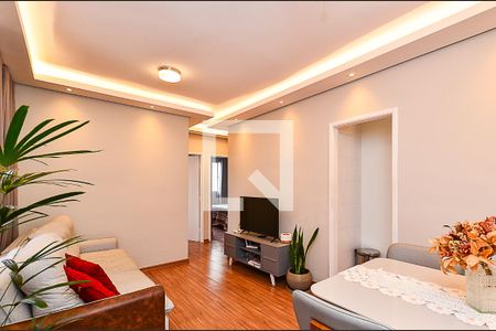 Sala  de apartamento à venda com 3 quartos, 68m² em Monsenhor Messias, Belo Horizonte