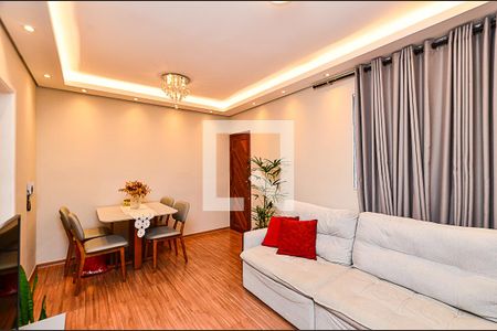 Sala Ambientes de apartamento à venda com 3 quartos, 68m² em Monsenhor Messias, Belo Horizonte