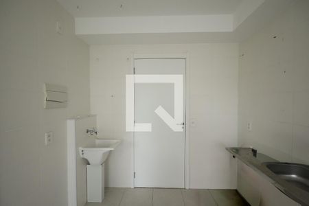 Sala - cozinha - Área de serviço  de apartamento para alugar com 1 quarto, 27m² em Jardim Cidalia, São Paulo