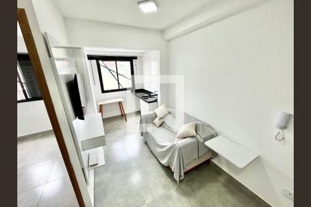 Sala/Cozinha de kitnet/studio para alugar com 1 quarto, 29m² em Vila Dom Pedro Ii, São Paulo
