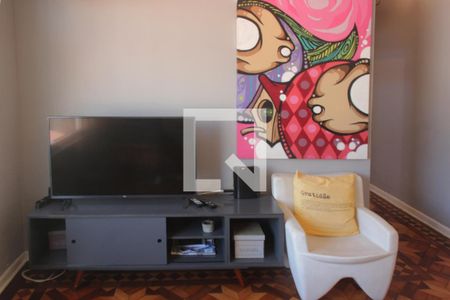 Sala de apartamento para alugar com 2 quartos, 90m² em Embaré, Santos