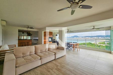 Sala de apartamento para alugar com 3 quartos, 158m² em Parque Enseada, Guarujá