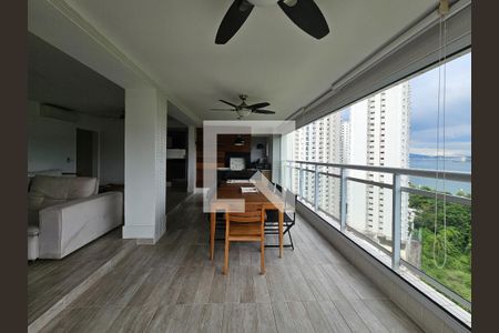 Sala de apartamento para alugar com 3 quartos, 158m² em Parque Enseada, Guarujá
