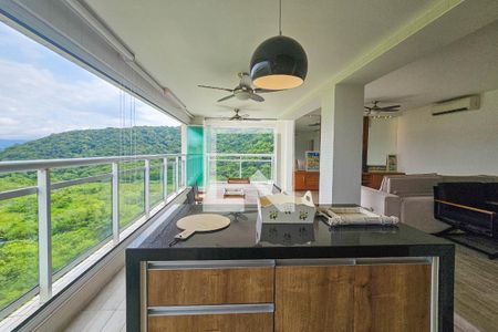 Sala de apartamento para alugar com 3 quartos, 158m² em Parque Enseada, Guarujá