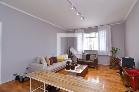 Sala de Estar de apartamento à venda com 4 quartos, 170m² em Santo Antônio, Belo Horizonte