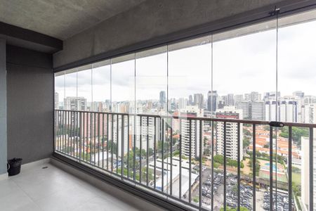 Varanda Sala de apartamento para alugar com 2 quartos, 48m² em Santo Amaro, São Paulo
